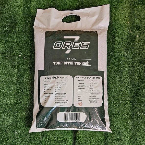 ORES 10 LİTRE TORF İÇ DIŞ MEKAN BİTKİ TOPRAĞI ÇİÇEK TOPRAĞI AZOT KAYNAĞI TORF TOPRAĞI - 2