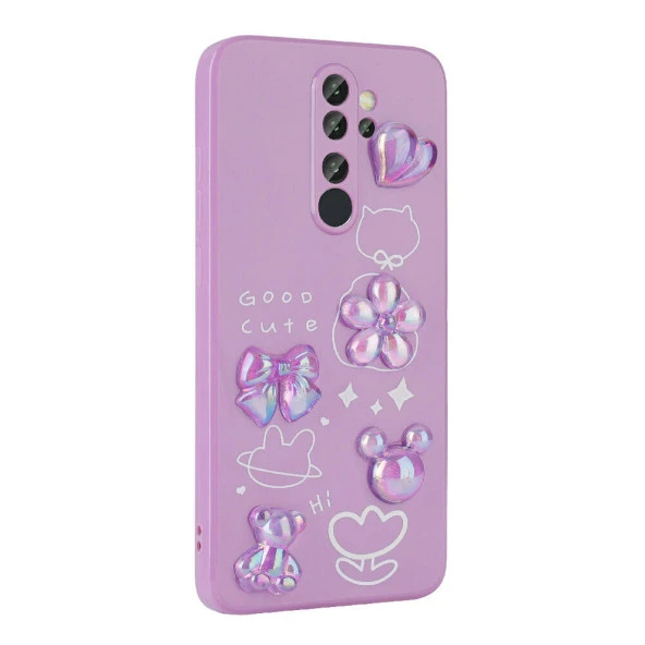 Xiaomi Redmi Note 8 Pro Kılıf Kabartma Figürlü Parlak Toys Silikon Kapak - 3