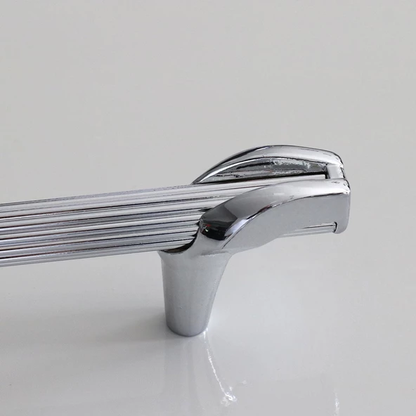 Duru 320 mm Metal Kulp Mobilya Mutfak Dolabı Dolap Çekmece Kulpları Kapak Kulbu Kulpu Krom Renk - 4