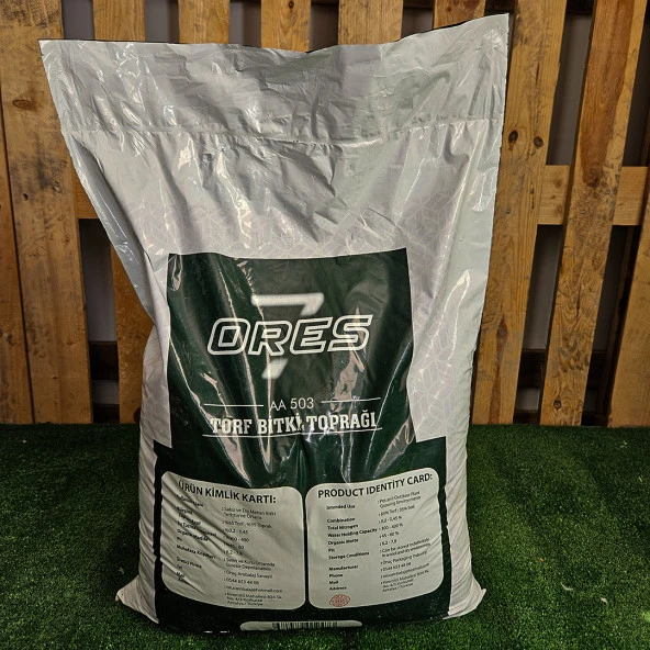 ORES 20 LİTRE TORF İÇ DIŞ MEKAN BİTKİ TOPRAĞI ÇİÇEK TOPRAĞI AZOT KAYNAĞI TORF TOPRAĞI - 2
