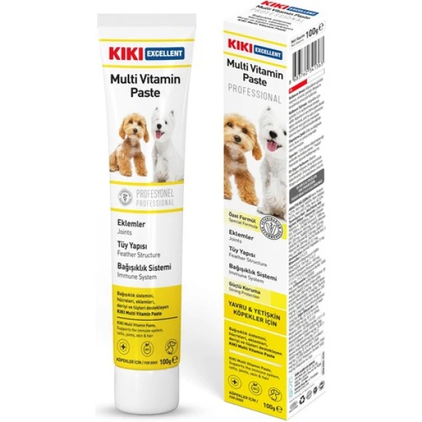 Kıkı Excellent Köpek Multi Vitamin Paste Macun 100 Gr. KD301