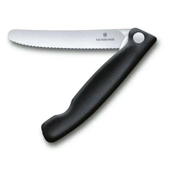 Victorinox 11cm Siyah Katlanabilir Domates Bıçağı 6.7833.FB