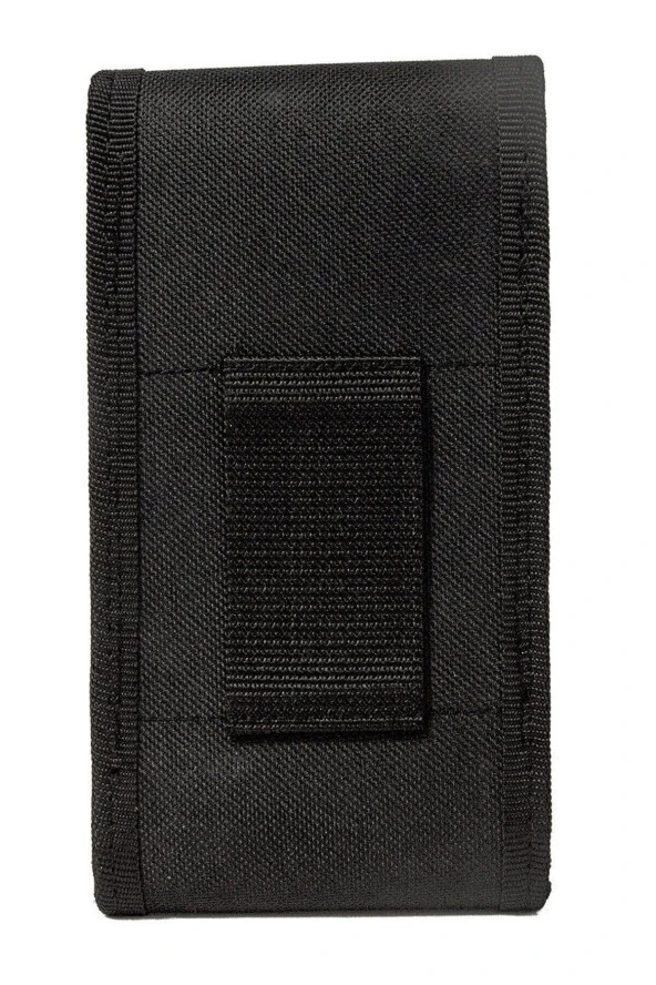 Xiaomi Redmi 8 Uyumlu Kanvas Kumaş Cırt Kapaklı Kemere Takılan Telefon Kılıfı - Resim 4