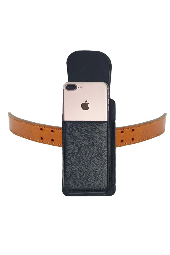 Kemere Takılan Telefon Kılıfı Dik Bel Kemer Kılıfları Kapaklı Mıknatıslı 16.2 X 8 Cm ürün görseli