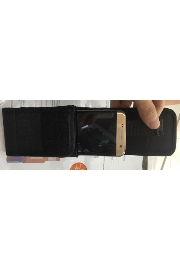 Samsung Galaxy A10s Bele Kemere Takılan Dik Balık Adam Kumaşlı Kılıf - Resim 2