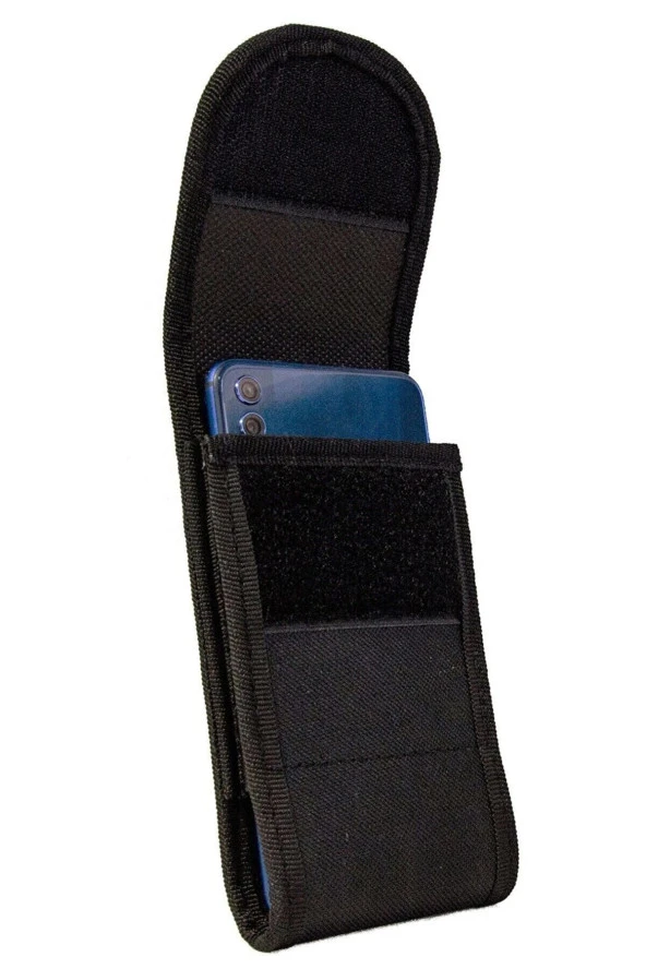 General Mobile Gm20 Uyumlu Kanvas Kumaş Cırt Kapaklı Kemere Takılan Telefon Kılıfı - Resim 3