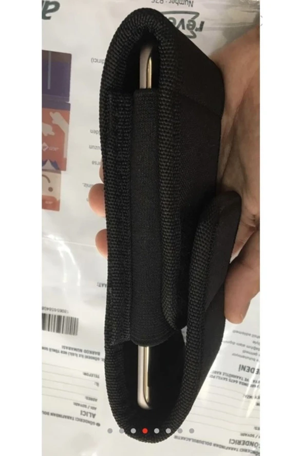 Samsung Galaxy A10s Bele Kemere Takılan Dik Balık Adam Kumaşlı Kılıf - Resim 3