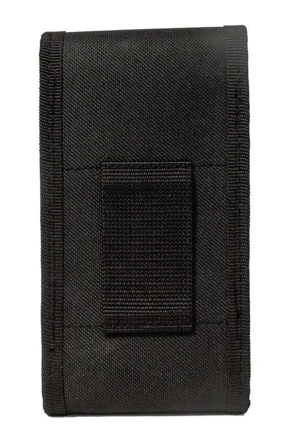 Vivo Y20 Kanvas Kumaş Cırt Kapaklı Kemere Takılan Telefon Kılıfı - Resim 4