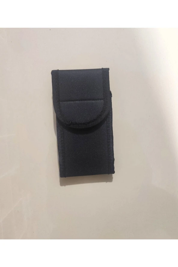 Cırt Kapaklı Kemere Takılan Telefon Kılıfı 2 Renk Telefon Bel Çantası Siyah - 2