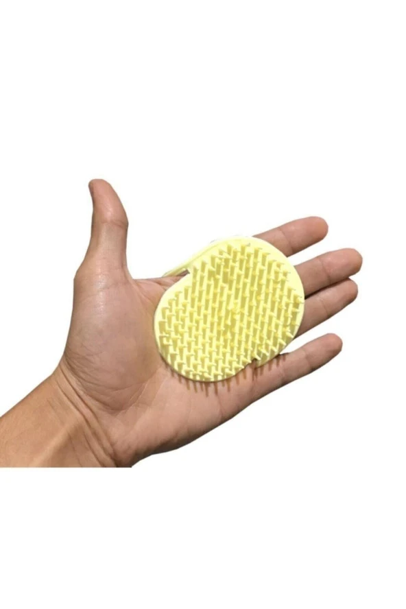 Ele Geçmeli Yıkama Tarağı Pratik Banyo Tarak Saç Masaj Tarağı - 3