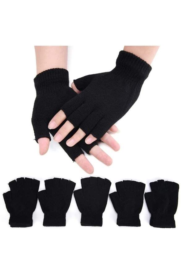 Parmaksız Orlon Eldiveni Kadın Ve Erkekler Için - 3