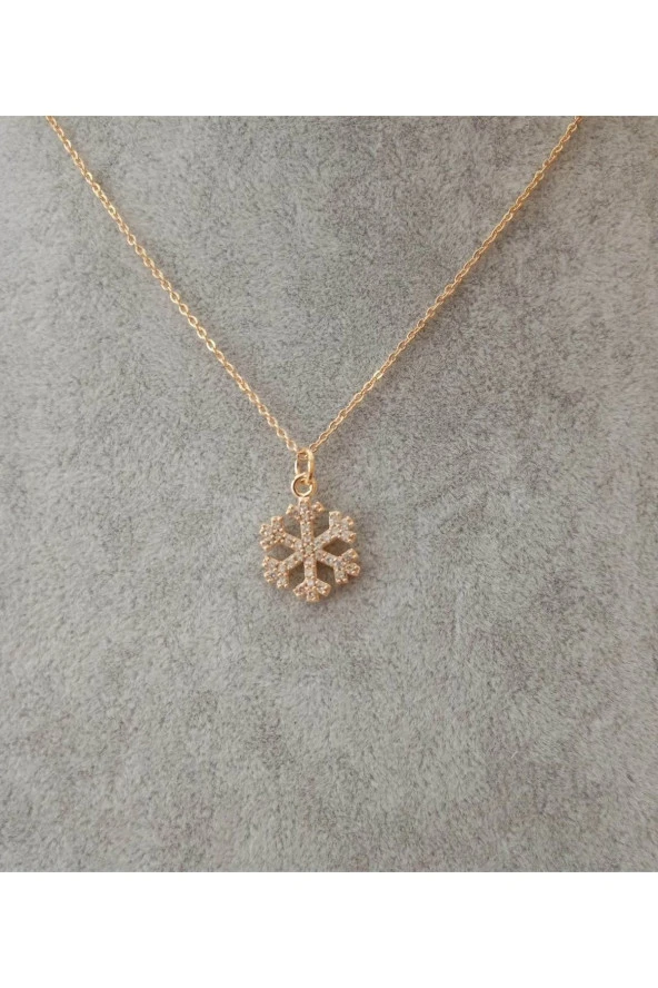 Kar Tanesi Zirkon Kolye