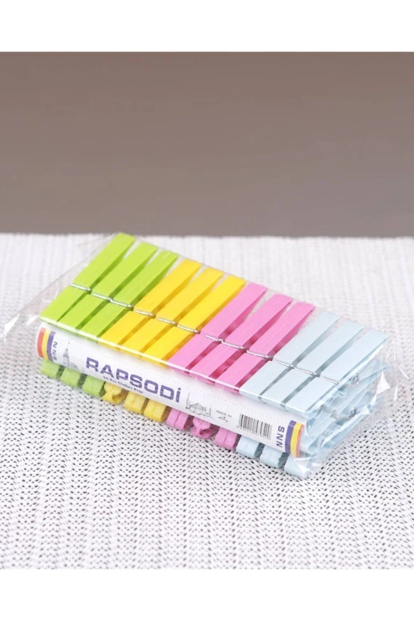 Plastik Karışık Renkli Mandal Plastik Renkli Mandal. - 2
