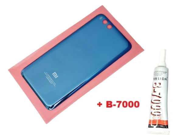 Tkgz Xiaomi Mi Note 3 Arka Kapak Batarya Pil Kapağı (CAM+B-7000) MAVİ