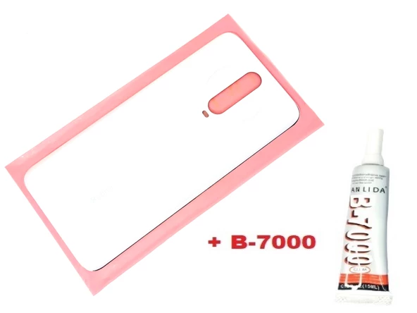 Tkgz Xiaomi Redmi K30 Arka Kapak Pil Kapağı (CAM+B-7000) BEYAZ