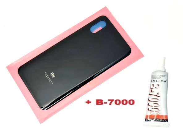 Tkgz Xiaomi Mi 8 Pro Arka Pil Batarya Kapak (CAM+B-7000) SİYAH