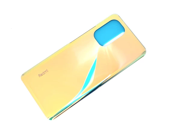 Tkgz Xiaomi POCO F3 Arka Kapak Batarya Pil Kapağı (CAM+B-7000) GOLD - Resim 2