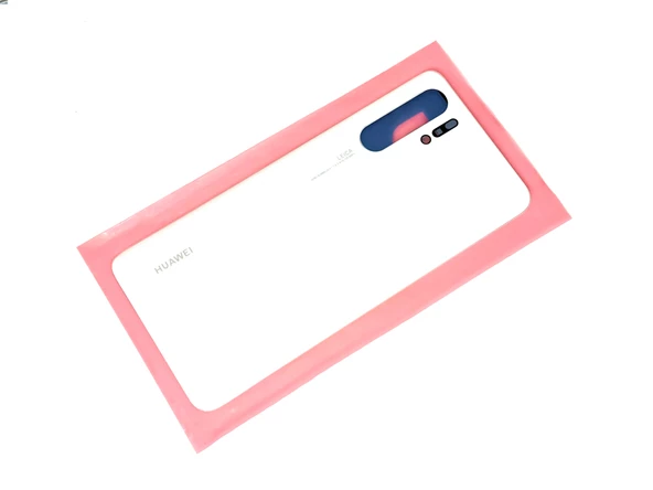 Huawei Uyumlu P30 PRO Arka Kapak Batarya Pil Kapağı (CAM+B-7000) BEYAZ - Resim 2