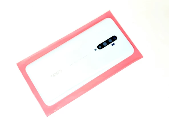 Tkgz Oppo Reno 2Z Arka Pil Batarya Kapağı (CAM+B-7000) BEYAZ - Resim 2