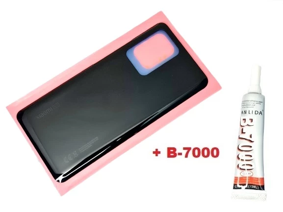 Tkgz Xiaomi Mi 11T PRO Mİ 11T Arka Pil Batarya Kapağı (CAM+B-7000) SİYAH