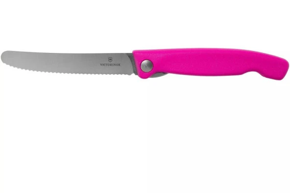 Victorinox 11cm Pembe Katlanabilir Domates Bıçağı 6.7836.F5B - 2