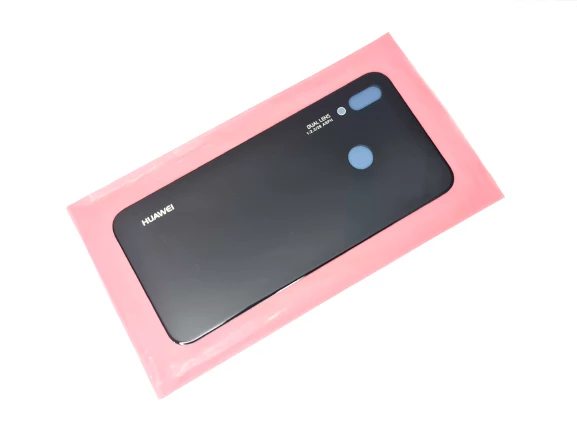Huawei Uyumlu P20 Lite Arka Pil Batarya Kapağı (CAM) SİYAH