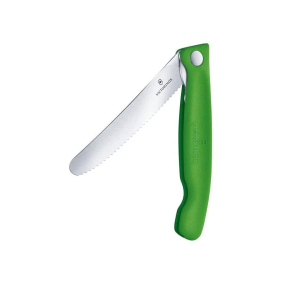 Victorinox 11cm Yeşil Katlanabilir Domates Bıçağı 6.7836.F4B