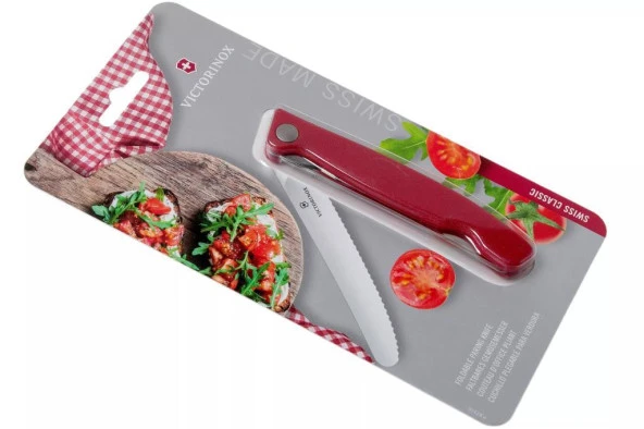 Victorinox 11cm Kırmızı Katlanabilir Domates Bıçağı 6.7831.FB - 8