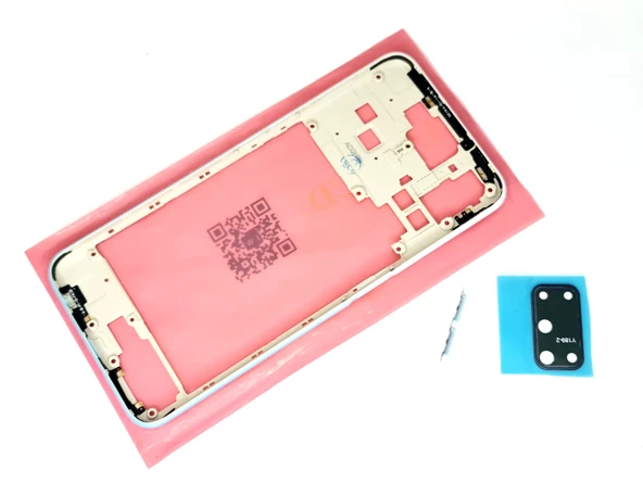 Tkgz Oppo A72 KASA Arka Pil Batarya Kapağı (TAMİR SETİ) BEYAZ - 3