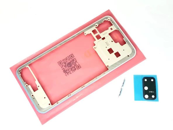 Tkgz Oppo A72 KASA Arka Pil Batarya Kapağı (TAMİR SETİ) BEYAZ - 4