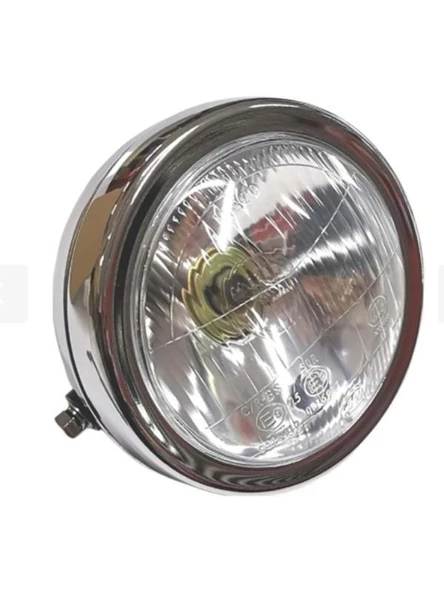 Kanuni Far Komple Yuvarlak Nikel Bs100/Bs125/Gn125/Mr ürün görseli 1