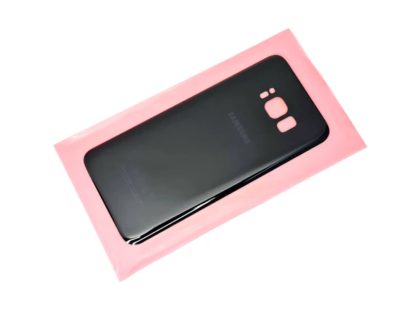 Tkgz Samsung Galaxy S8 Arka Pil Batarya Kapağı + PİL (CAM) SİYAH - Resim 2