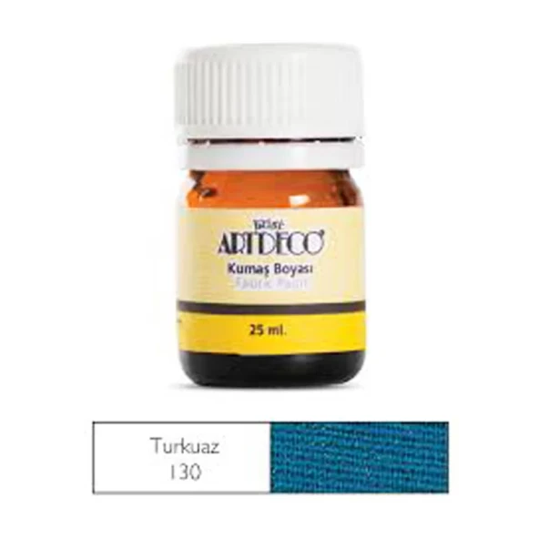 ARTDECO 010A KUMAŞ BOYASI 130 TURKUAZ 25ml