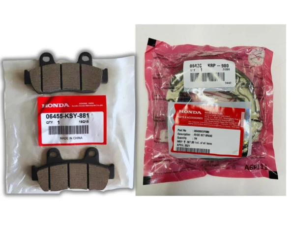 RKS Spontini 110 Arka Fren Balatası Honda Paketli
