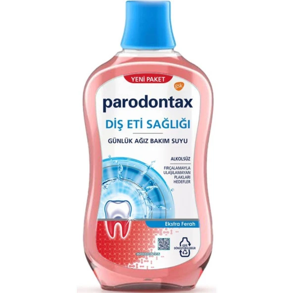 Parodontax Günlük Diş Eti Sağlığı Ağız Çalkalama Suyu Extra Ferah 500 Ml