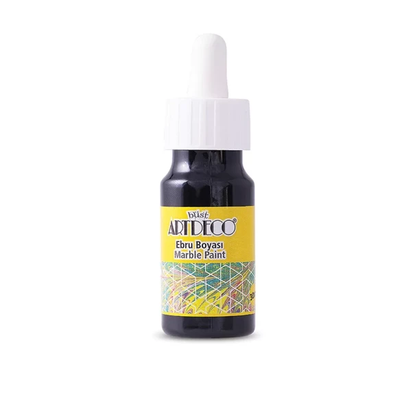 Artdeco Ebru Boyası 30ml Siyah No:18