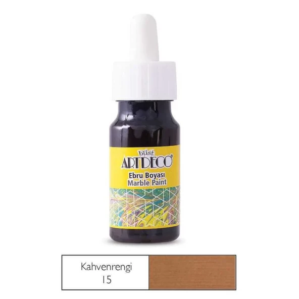 Artdeco Ebru Boyası 30 ml Kahverengi