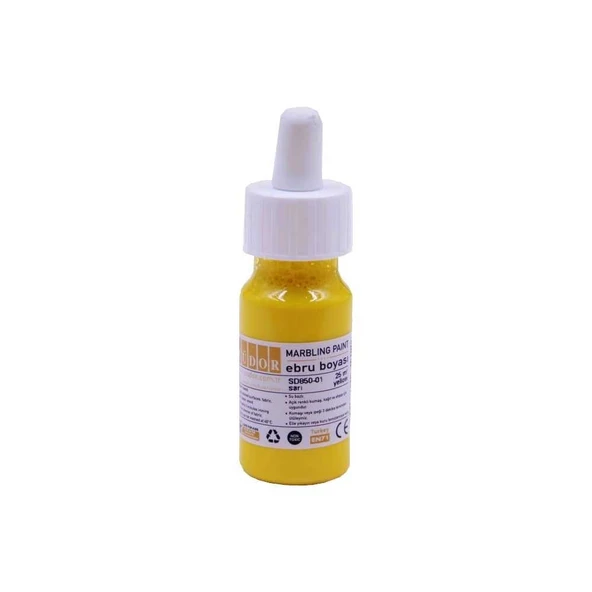 Südor Ebru Boyası 25 ml Limon Sarı - 2