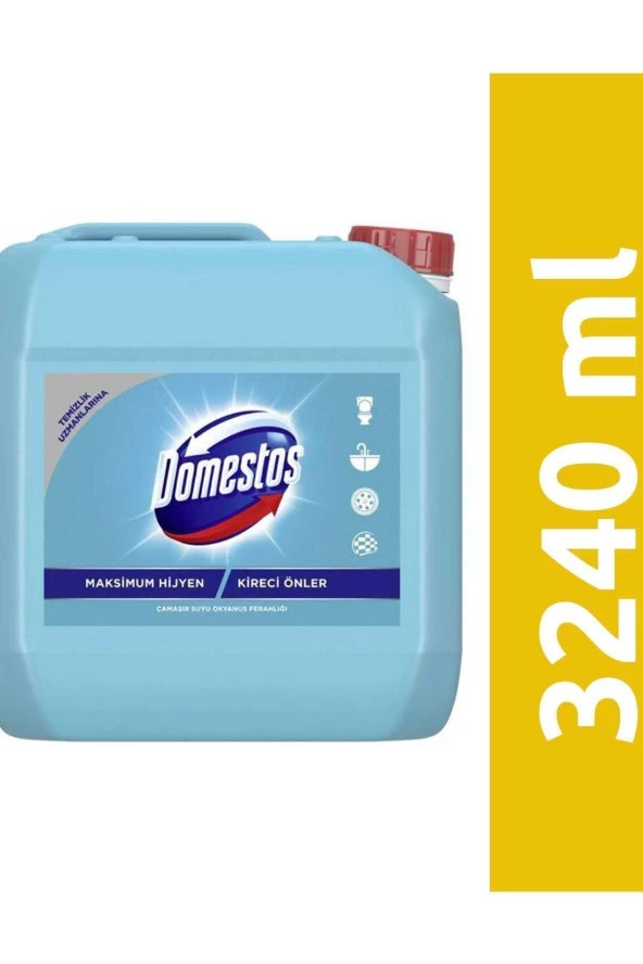 DOMESTOS Marka: Çamaşır Suyu 3240 Ml Okyanus Ferahlığı 8690637926921 Kategori: Çamaşır Deterjanı