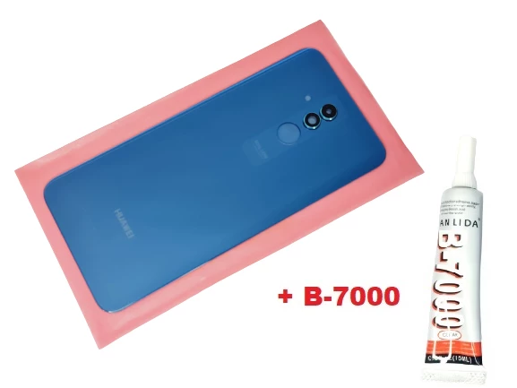 Huawei Uyumlu MATE 20 Lite Arka Kapak ( LENSLİ CAM ) (B-7000) MAVİ