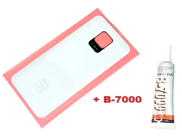 Tkgz Xiaomi Redmi NOTE 9S NOTE 9 PRO Arka Kapak (CAM+B-7000) BEYAZ