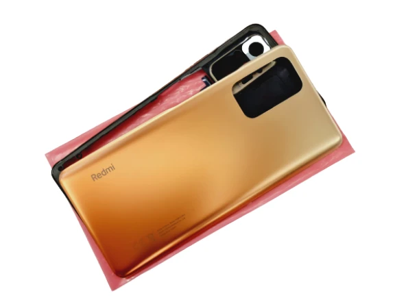Tkgz Xiaomi Redmi Note 10 Pro (4G) KASA Arka Pil Batarya Kapağı GOLD