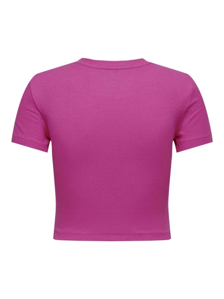 ONLY Kısa Kollu Bayan Crop 15311891 - Resim 5