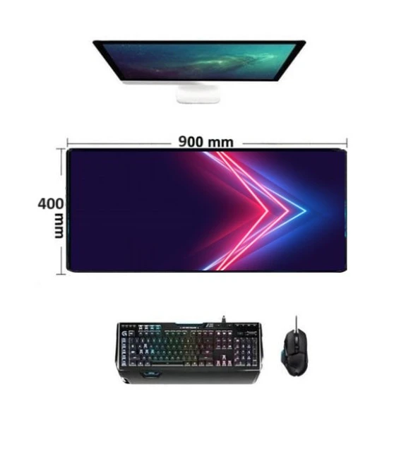 Concord Mp-902  Desenli  Gaming Mouse Pad 400 X 900 X 4 mm - 2