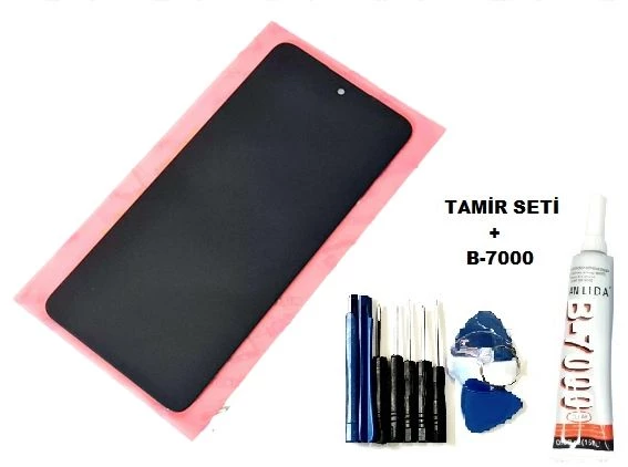 Tkgz Huawei Uyumlu P Smart 2021 Lcd Ekran Dokunmatik (B-7000+Tamir Seti)