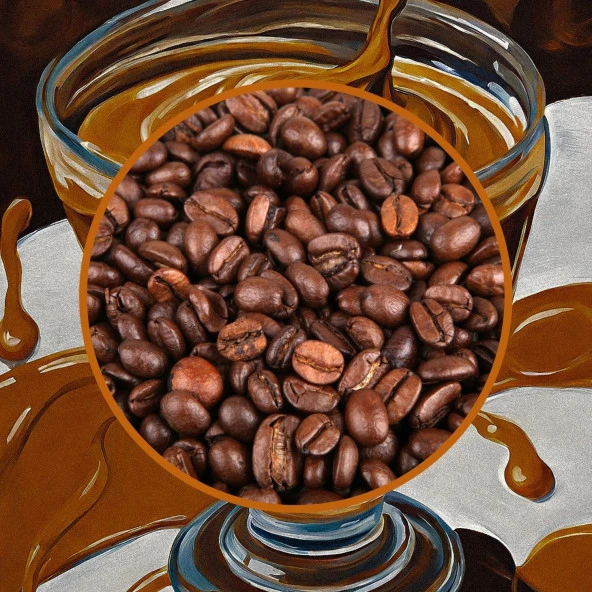 Mim and More Caramel Coffee Karamel Aromalı Kahve Çekirdek Kahve 200 Gr - 4