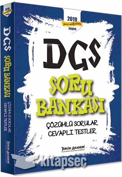 2019 DGS Soru Bankası Tercih Akademi Yayınları