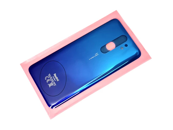 Xiaomi Redmi NOTE 8 PRO Arka Pil Batarya Kapağı (C.C Logolu CAM) MAVİ