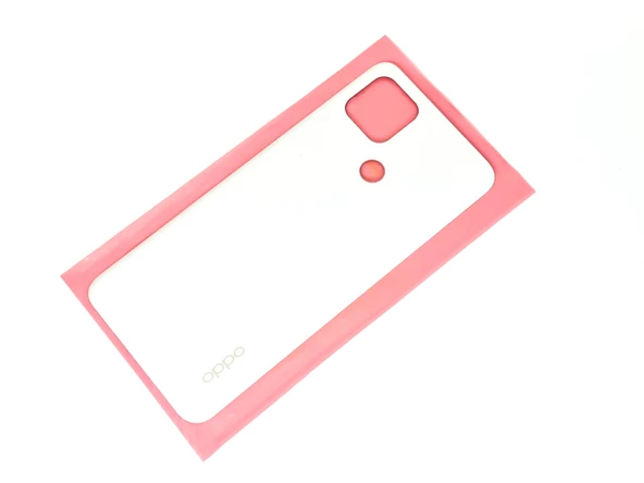 Oppo A15 A15S Arka Kapak Batarya Pil Kapağı Beyaz