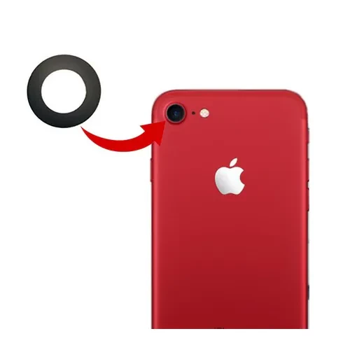 iPhone 7G Arka Kamera Camı Lens Yapışkanlı